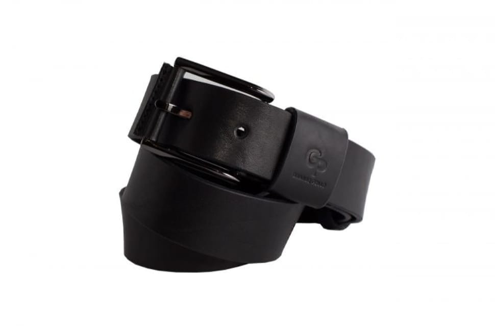 Шкіряний ремінь Calvin GP Grande Pelle чорний 40 мм унисекс 430013701 — 3