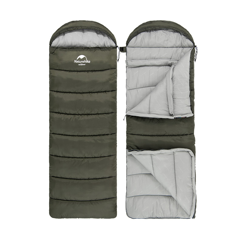 Спальник з капюшоном Naturehike U350 NH20MSD07, (1°C), лівий, коричневий — 3