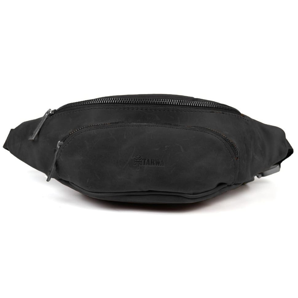 Кожаная бананка с передним карманом RA-30351-3md TARWA — 4