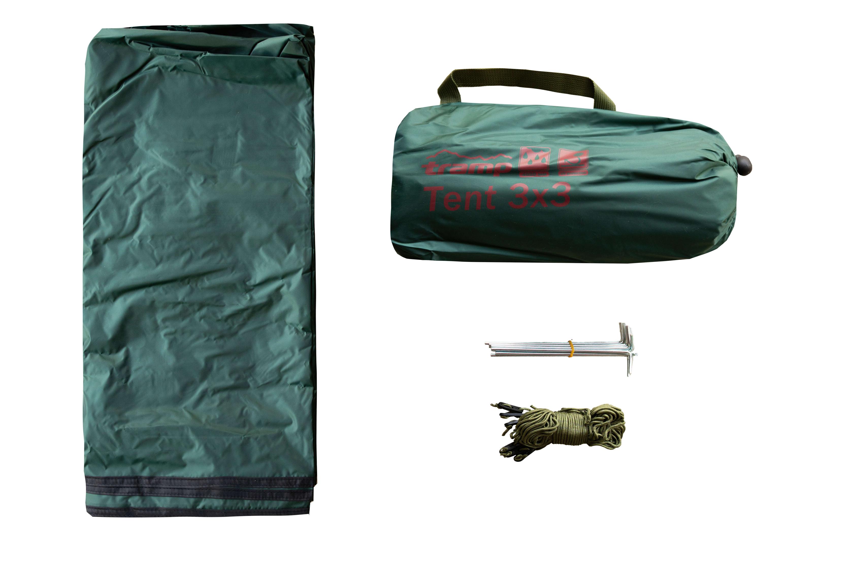 Тент Tramp Tent 3 х 3 green UTRT-100 — 2