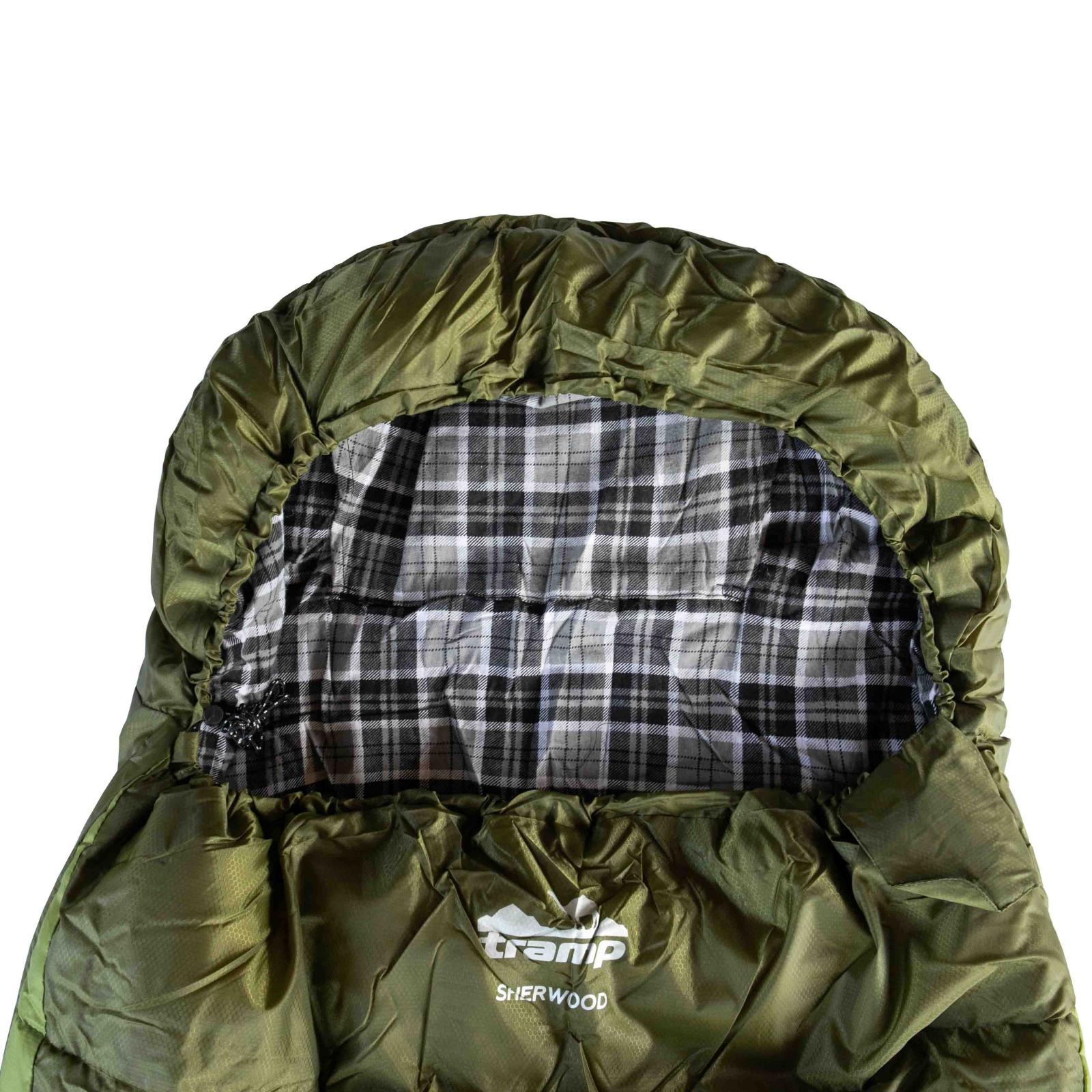 Спальний мішок Tramp Sherwood Regular ковдра правий dark-olive/grey 220/80 UTRS-054R — 4