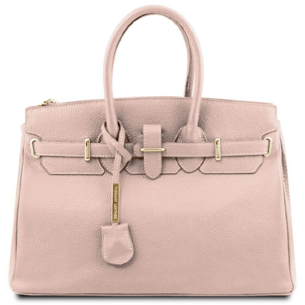 TL Bag шкіряна сумка жіноча Tuscany TL141529 (Nude)