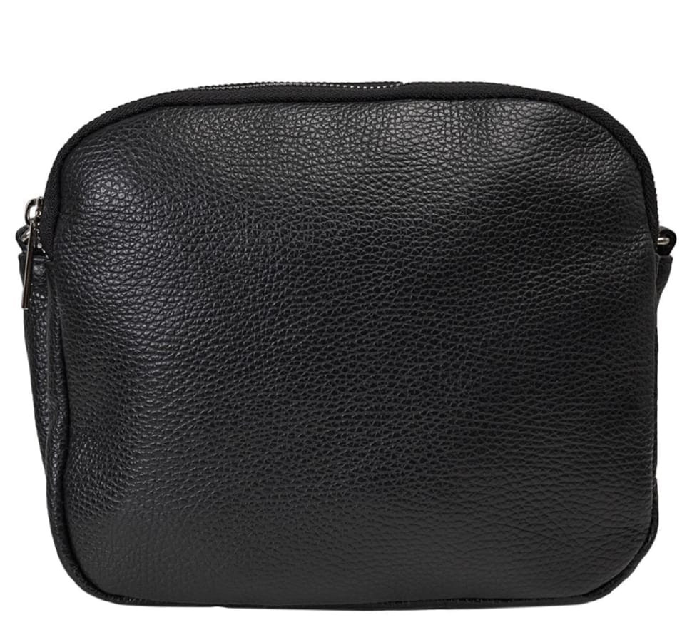 Шкіряна жіноча сумка Virginia Conti Italy - VC02807black — 4