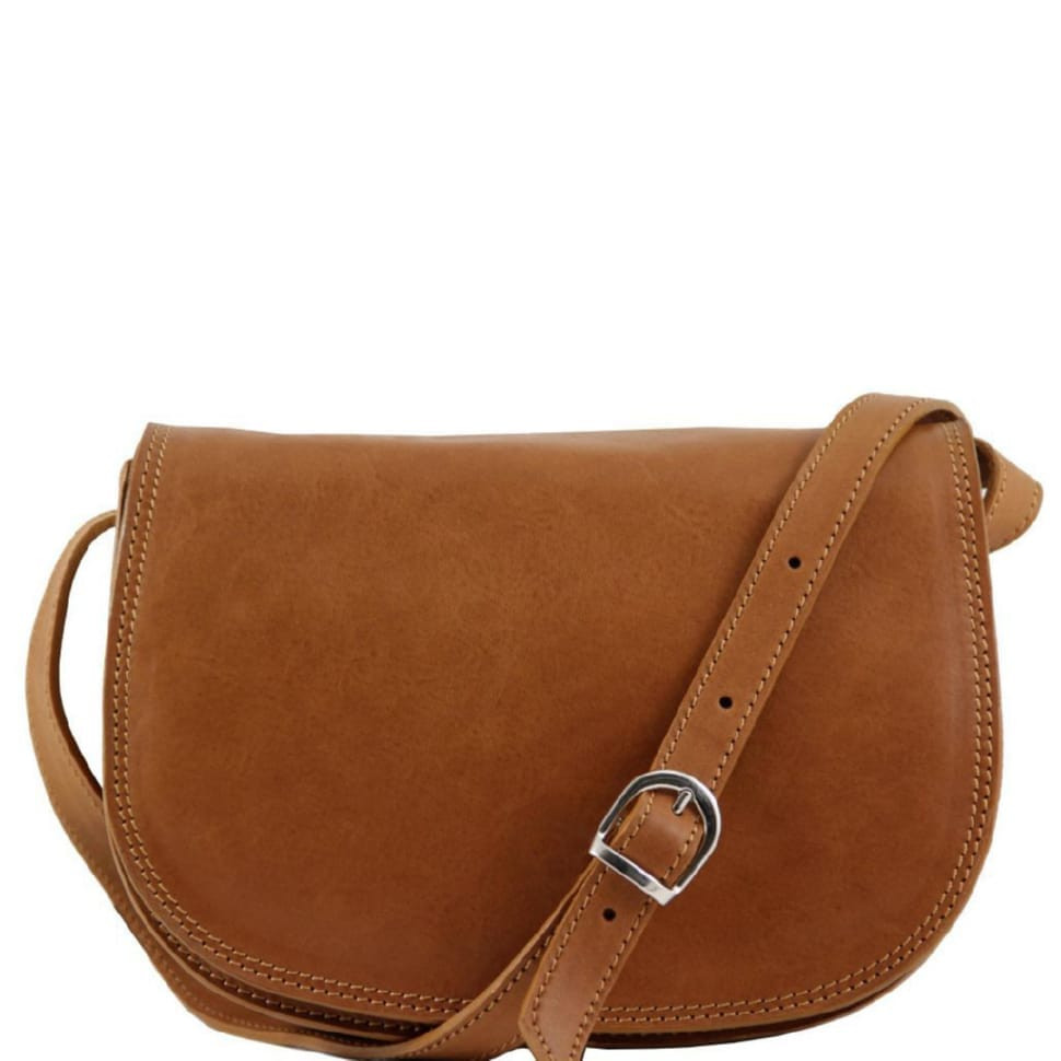 Женская кожаная сумка  Leather Isabella Tuscany TL9031 (Табачный)