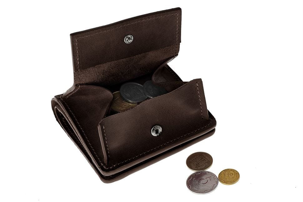 Портмоне чоловіче Lettera 537620 Grande Pelle шоколад — 3