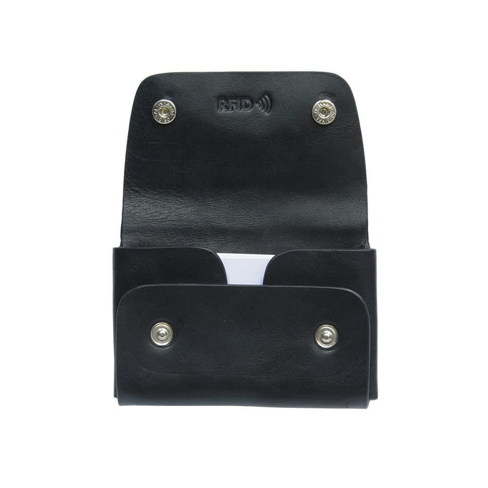 Візитниця шкіряна Nevada 3740+RFID nero чорний — 2