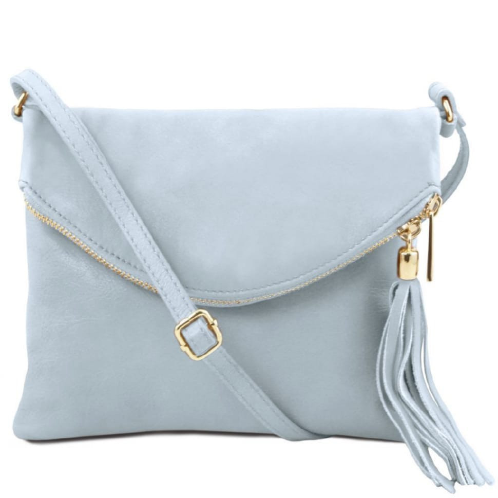 Жіноча шкіряна сумка Tuscany Leather Young Bag TL141153 (світло-голубой)