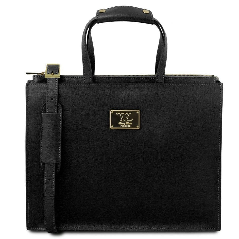 PALERMO - жіночий шкіряний портфель Tuscany Leather TL141369 (чорний)