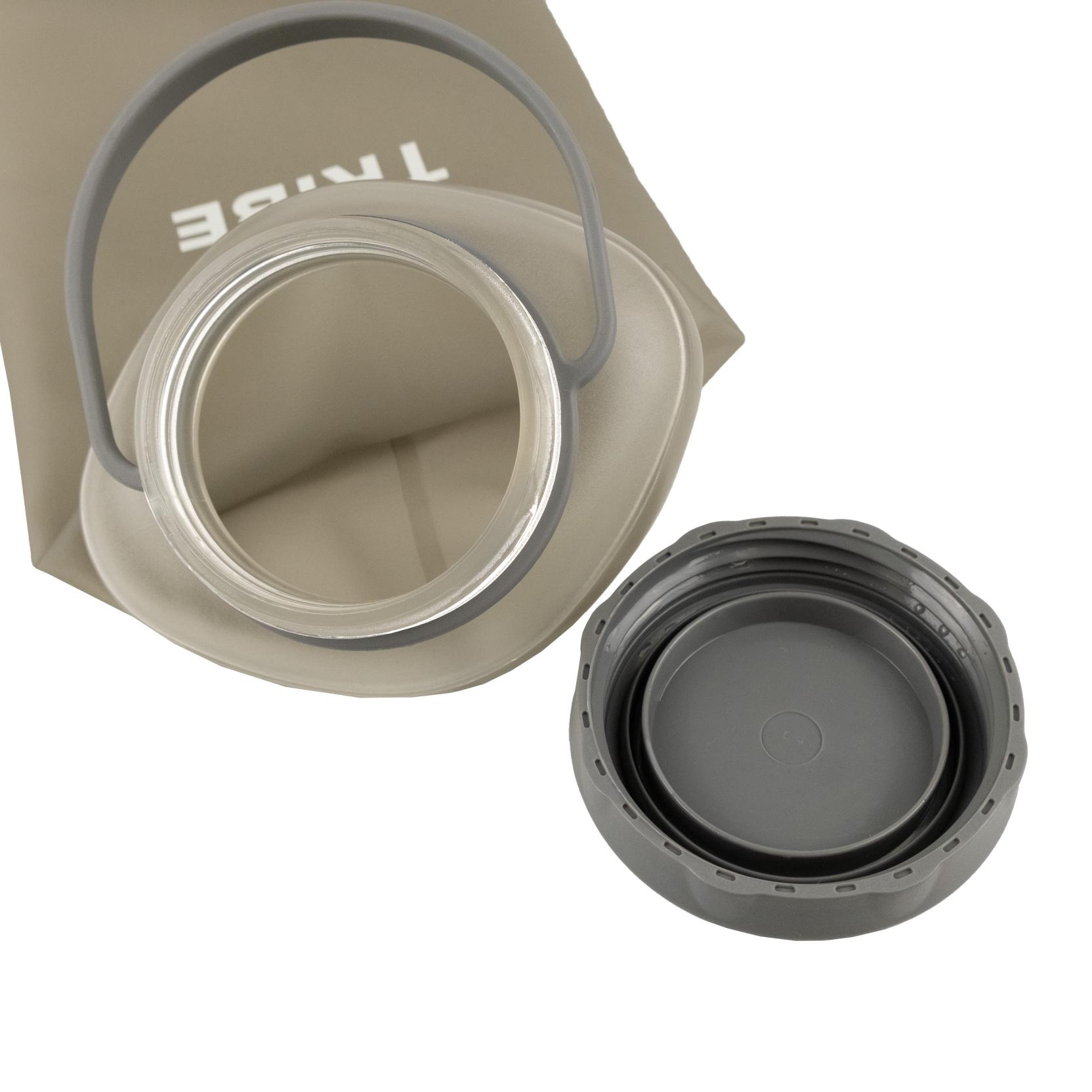 Пляшка Tribe Soft Bottle 1 л TPU м'яка T-FE-0023-grey — 2