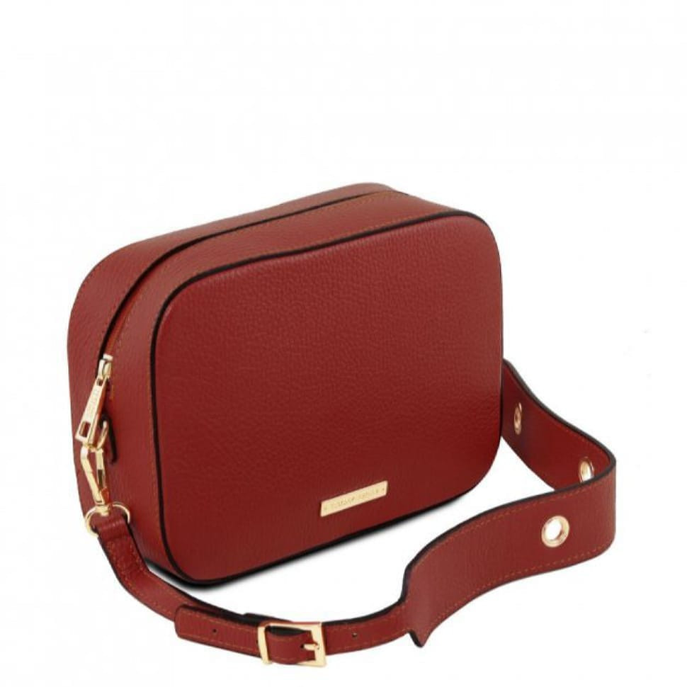 Жіноча сумочка з натуральної шкіри TL141733 TUSCANY LEATHER червона — 2