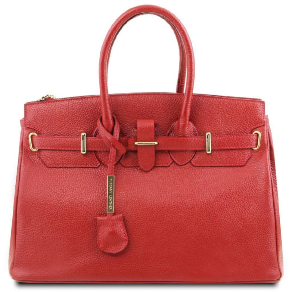 TL Bag шкіряна сумка жіноча Tuscany TL141529 (Lipstick Red) — 2