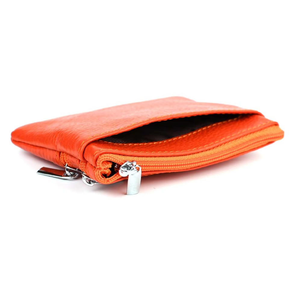 Ключница Virginia Conti кожаная оранжевая vc001A-orange — 4