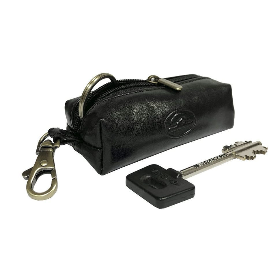 Ключница шкіряна Italico 109 nero чорний — 2