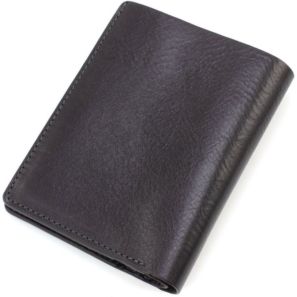 Портмоне чоловіче шкіряне с кишенею для AirTag Grande Pelle 518610 — 4