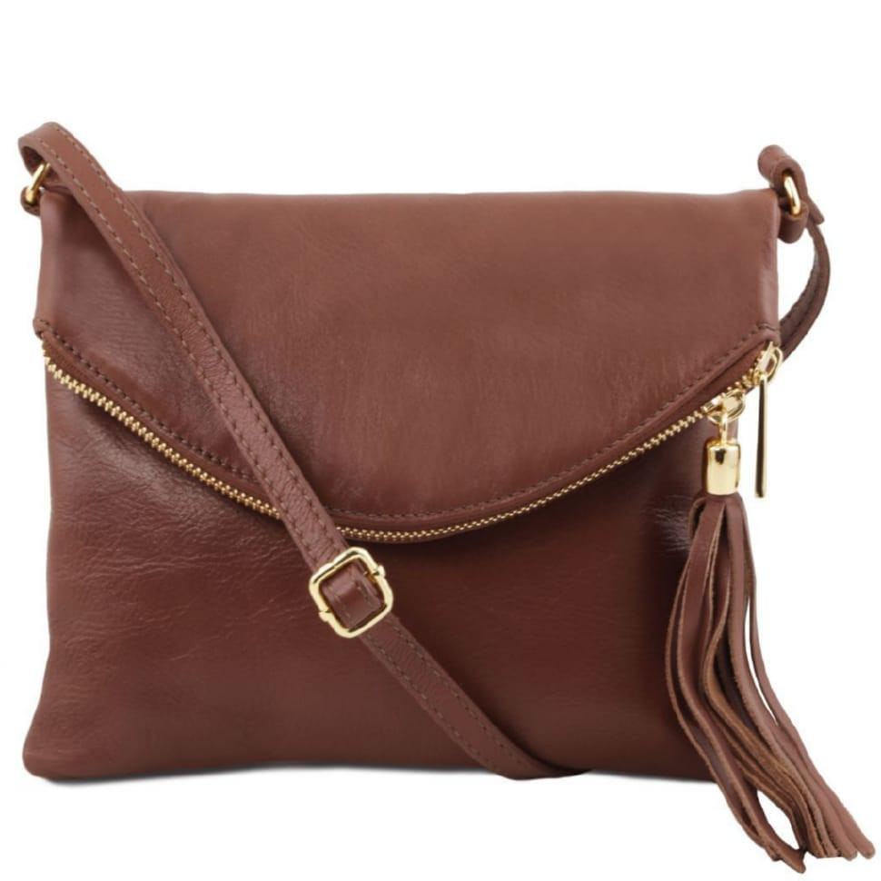 Жіноча шкіряна сумка Tuscany Leather Young Bag TL141153 (коричневий)