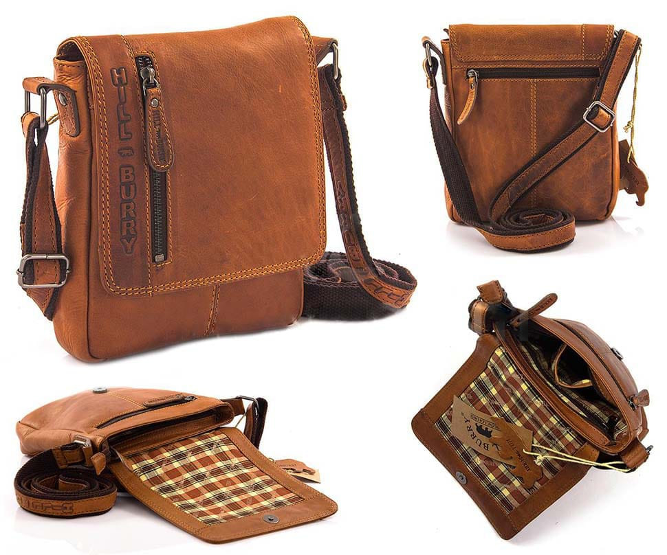 Чоловіча мала сумка через плече HILL BURRY HB6154RB — 4