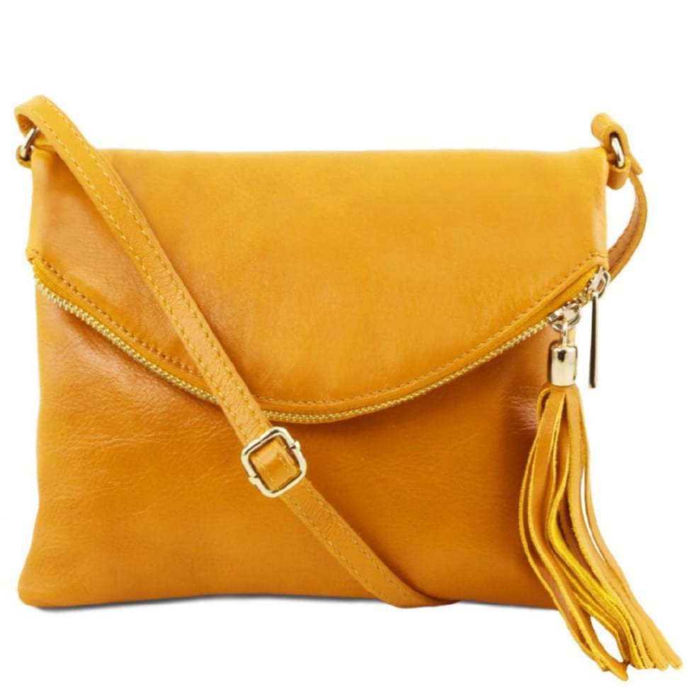 Жіноча шкіряна сумка Tuscany Leather Young Bag TL141153 (жовтий)