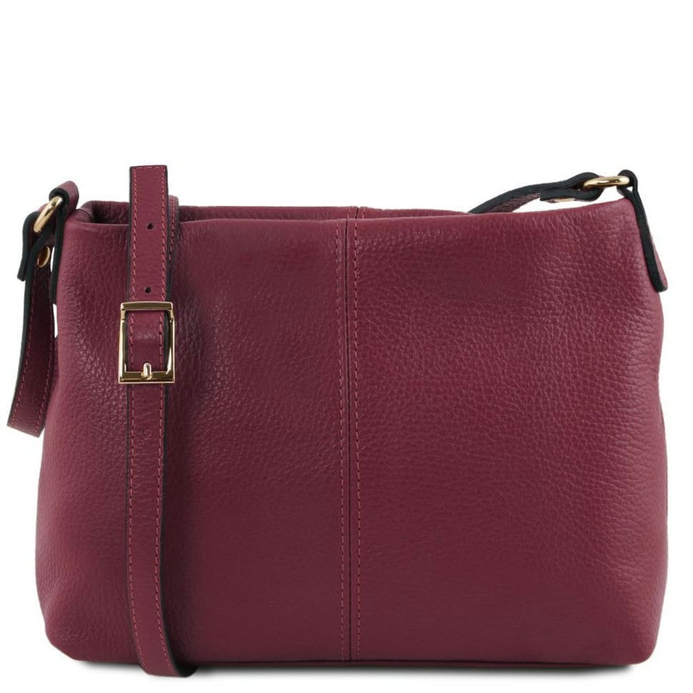 Жіноча шкіряна сумка через плече TL141720 Tuscany Leather (Bordeaux)