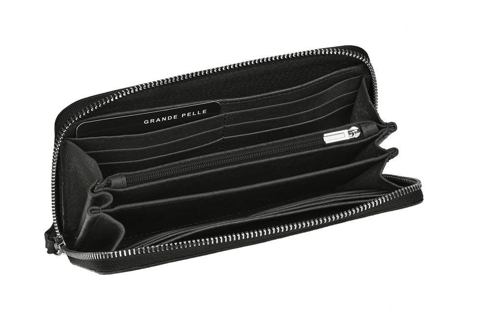 Портмоне Serpente, чорний Grande Pelle 532610 — 2