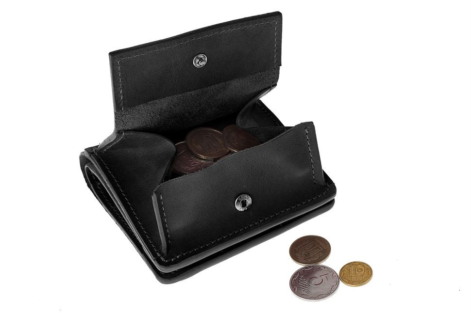 Портмоне Lettera 537610 Grande Pelle глянець чорний GP — 3