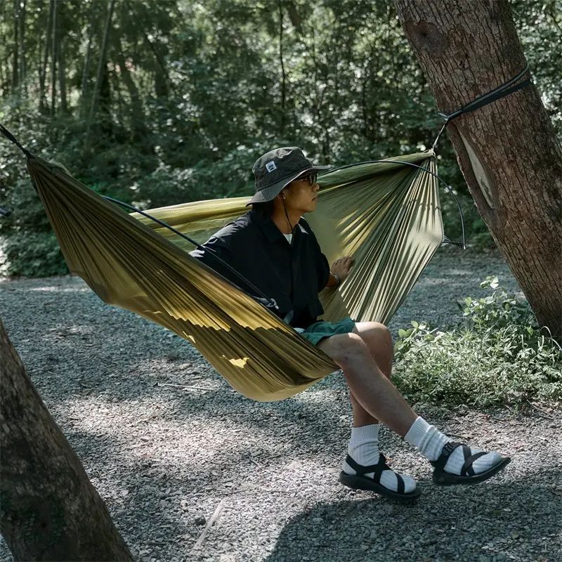 Гамак 3-в-1 з москітною сіткою Naturehike CNH22HJ001, 210T polyester, темно-зелений — 3