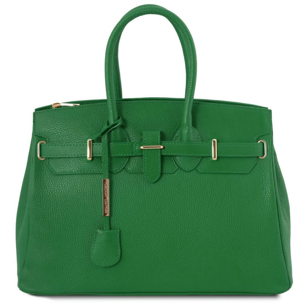 TL Bag шкіряна сумка жіноча Tuscany TL141529 (зелений)