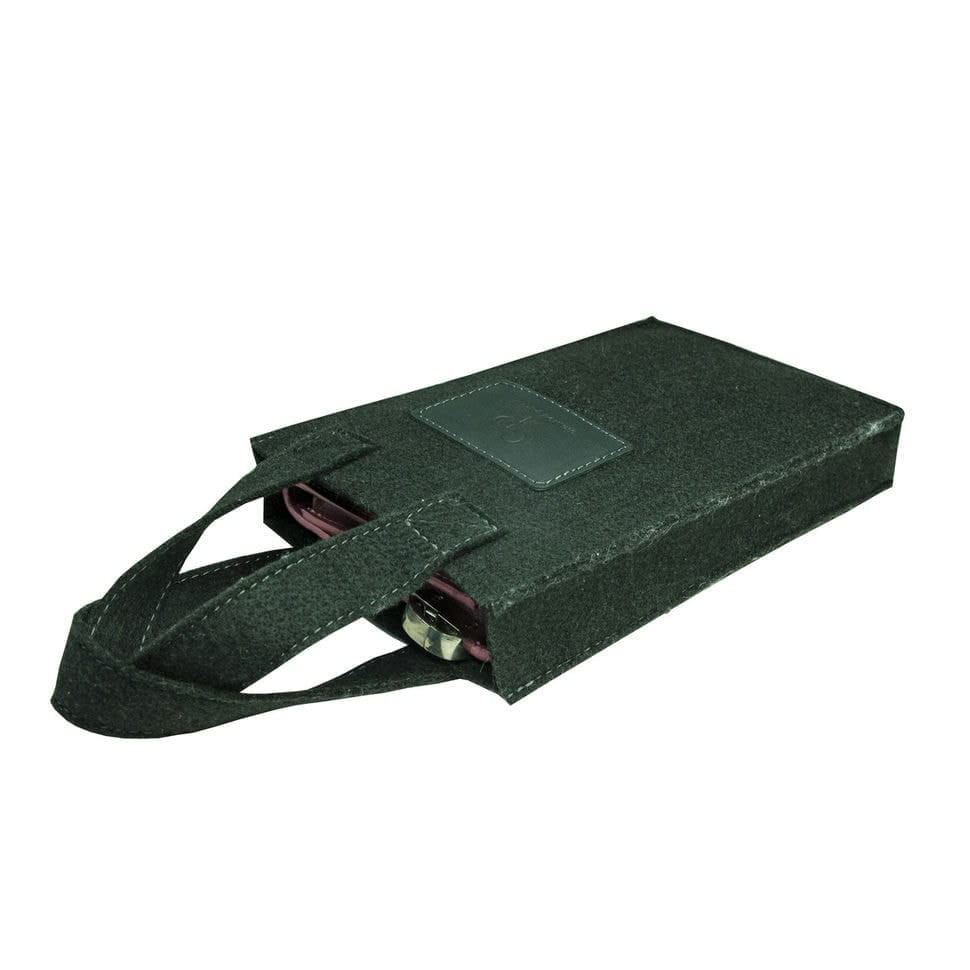 Жіночий клатч Grande Pelle 701665 223х135х30 мм глянцевая шкіра фрез — 4