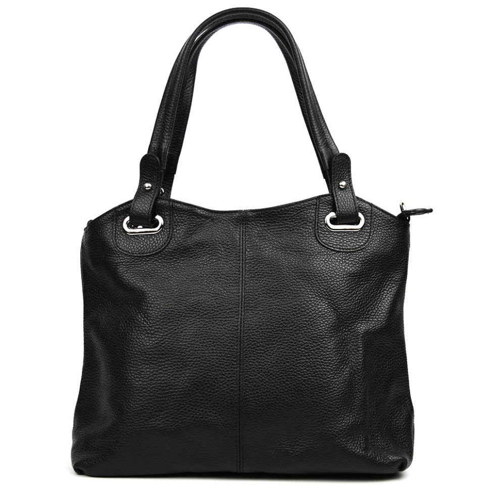 Шкіряна жіноча сумка Virginia Conti Italy - Art2234black — 2