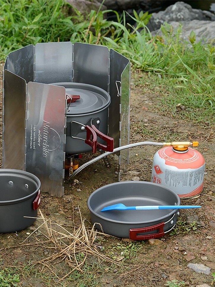 Вітрозахисний екран для пальника Naturehike NH 10 NH20CJ008 steel — 4