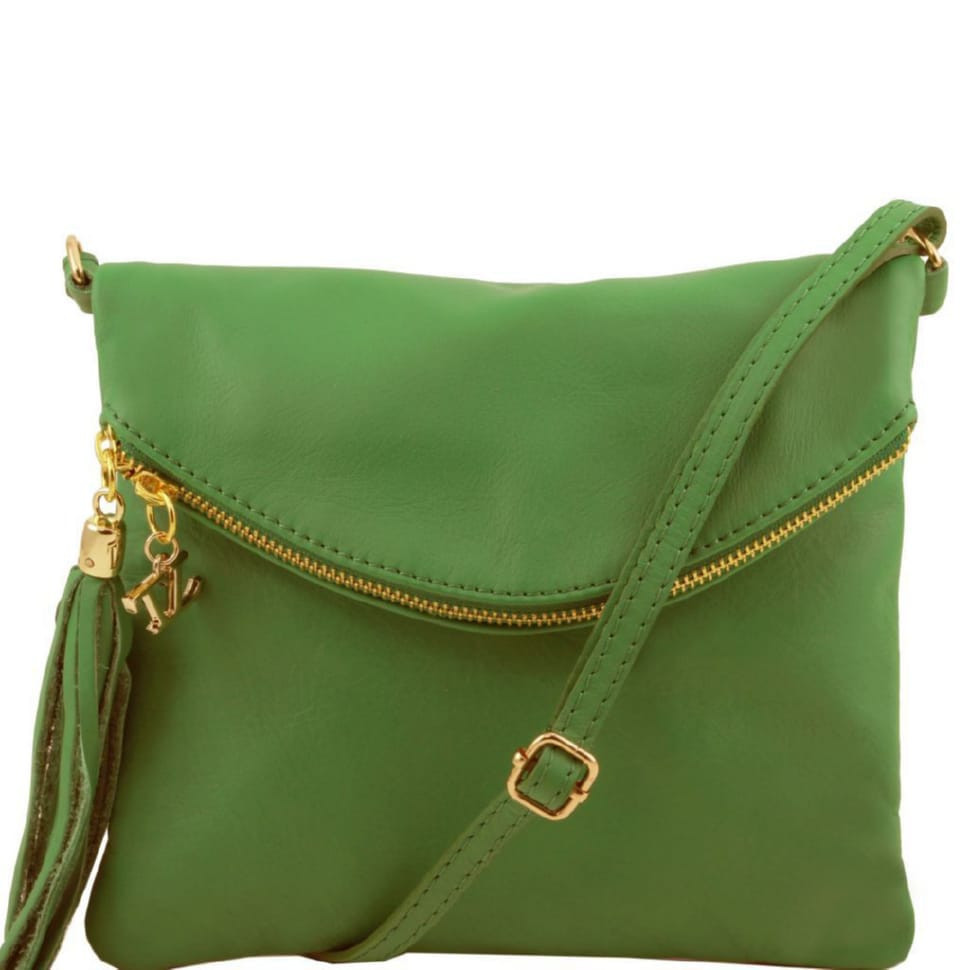 Жіноча шкіряна сумка Tuscany Leather Young Bag TL141153 (зелений)
