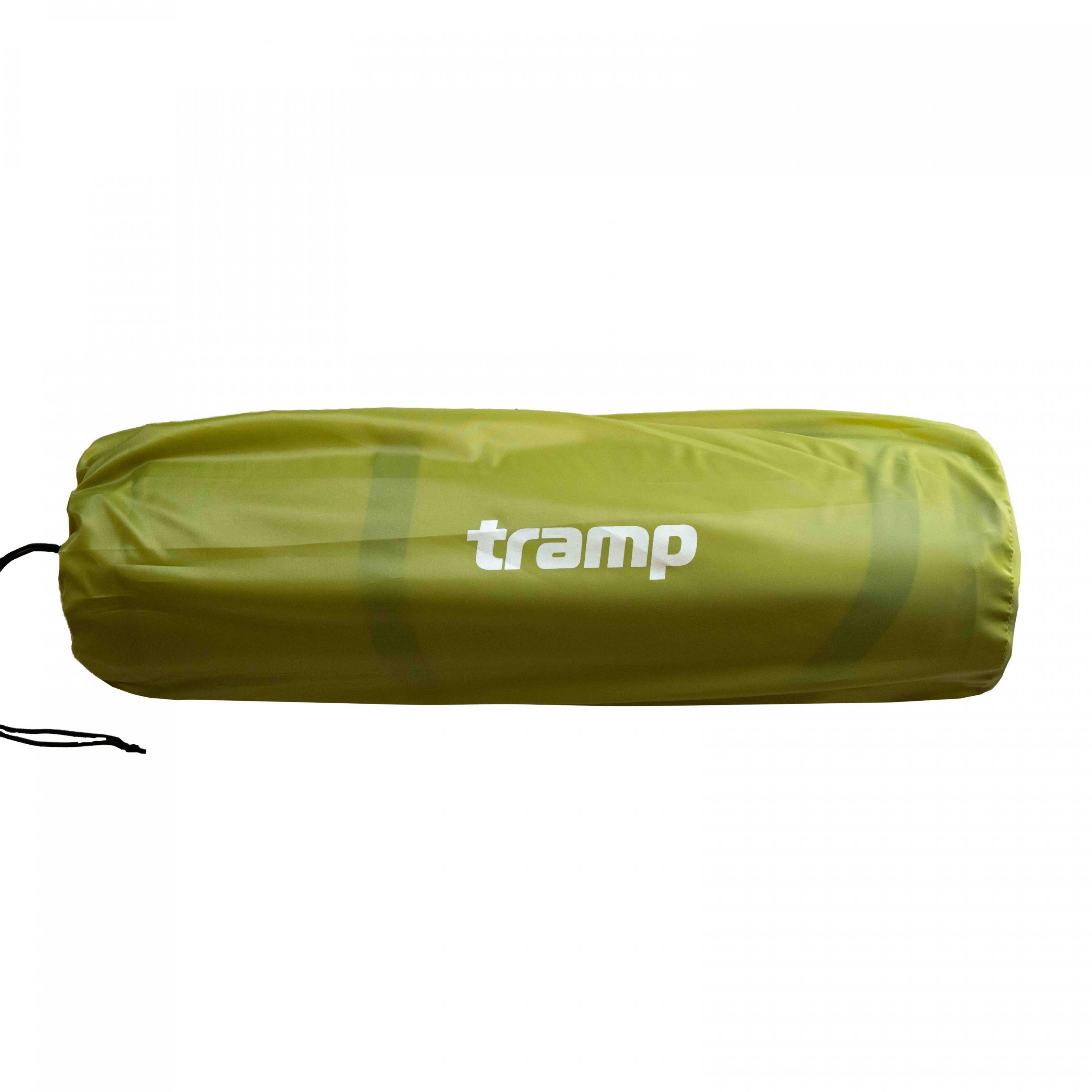Килимок самонадувний Tramp комфорт з можливістю зістібання olive 190х65х9 UTRI-016 — 3