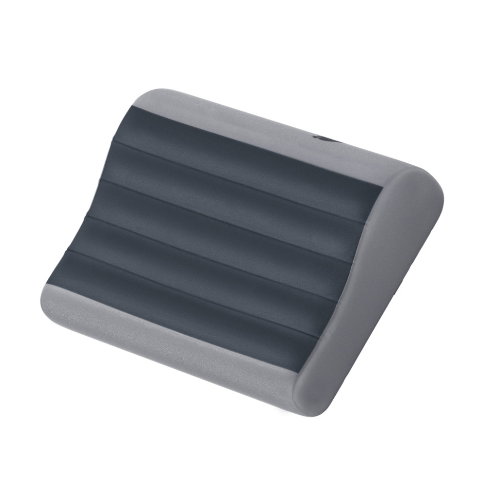 Надувна подушка анатомічна Flextail Zero Pillow SE, сіра — 2