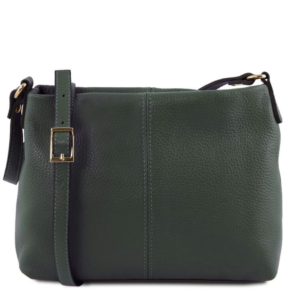Жіноча шкіряна сумка через плече TL141720 Tuscany Leather (Forest Green)