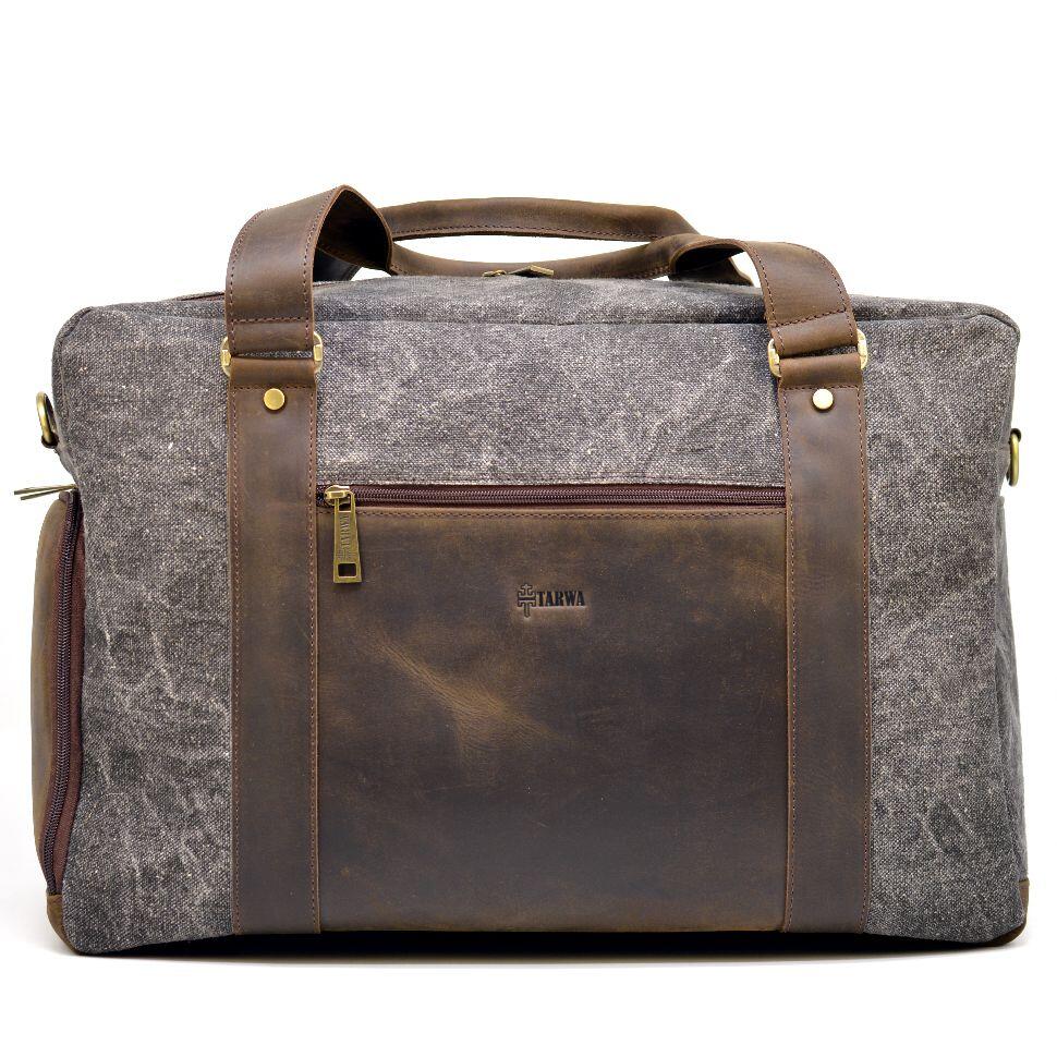 Дорожная комбинированая сумка Canvas и Crazy Horse RG-3032-4lx бренда TARWA — 2