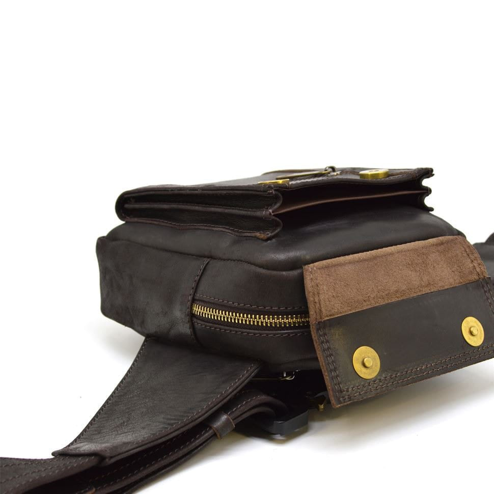 Чоловіча шкіряна поясна сумка TARWA RC-7777-4lx — 4