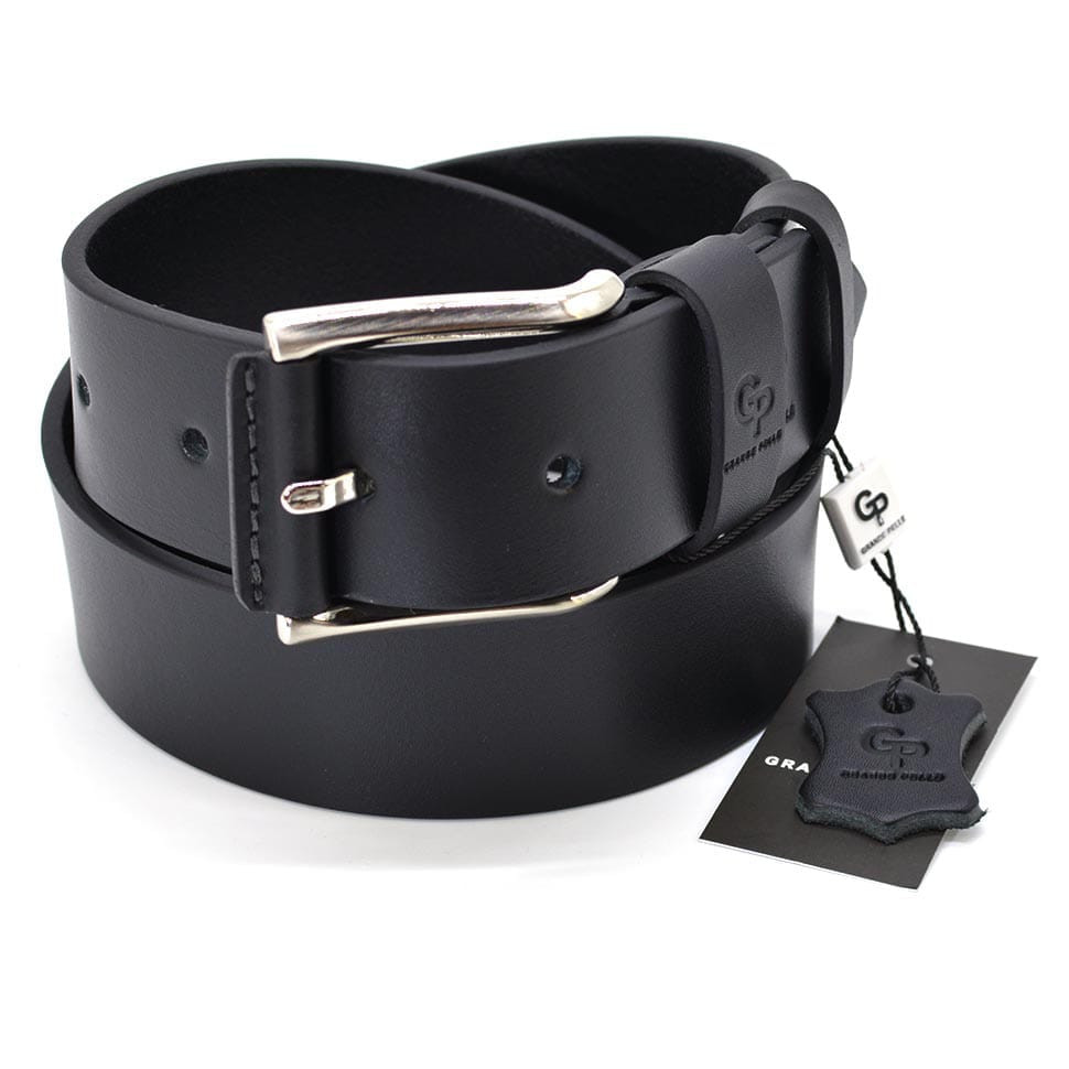 Шкіряний ремінь Quadro GP Grande Pelle 410013701 чорний — 3
