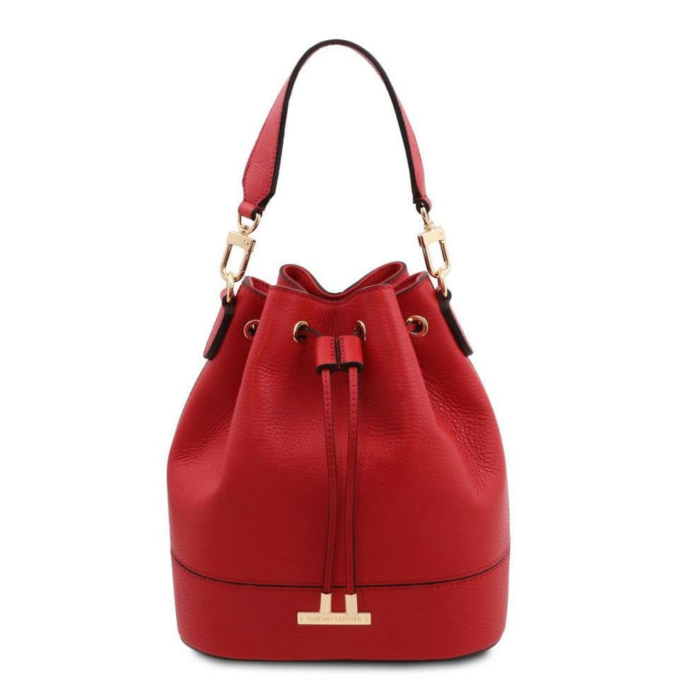 Жіноча сумка - ведро TL142146 (bucket bag) от Tuscany (Lipstick Red)