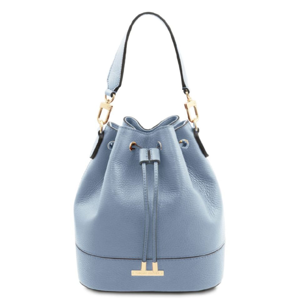 Жіноча сумка - ведро TL142146 (bucket bag) от Tuscany (світло-голубой)