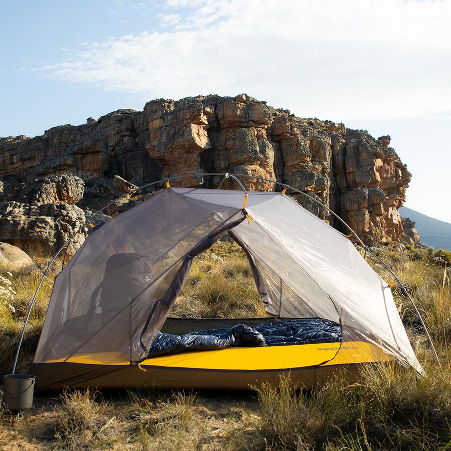 Намет надлегкий двомісний  з футпринтом Naturehike Mongar NH17T007-M, 20D, фіолетовий — 2