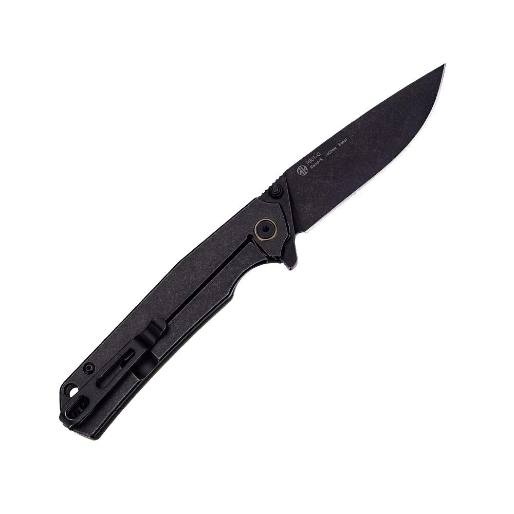 Ніж складаний туристичний Ruike P801-G, (8.6 см) 14C28N / G10 оливковий — 3