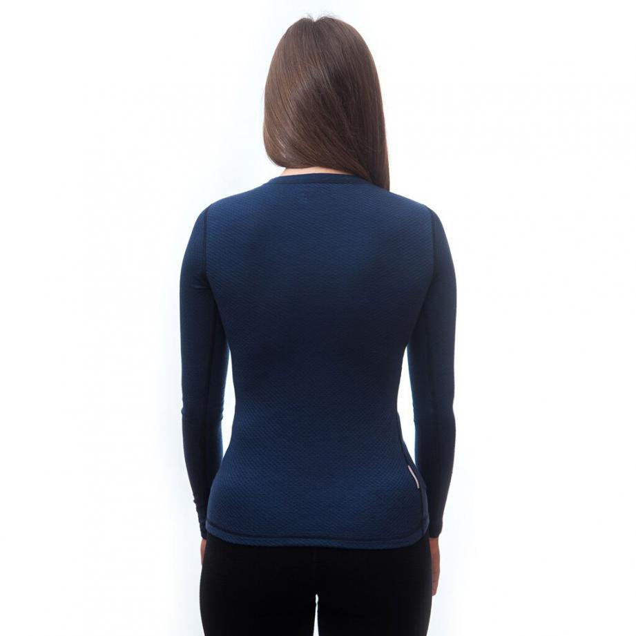 Термофутболка жіноча Sensor Merino DF LS deepblue 19200033, SW11M-deep-blue-L — 4