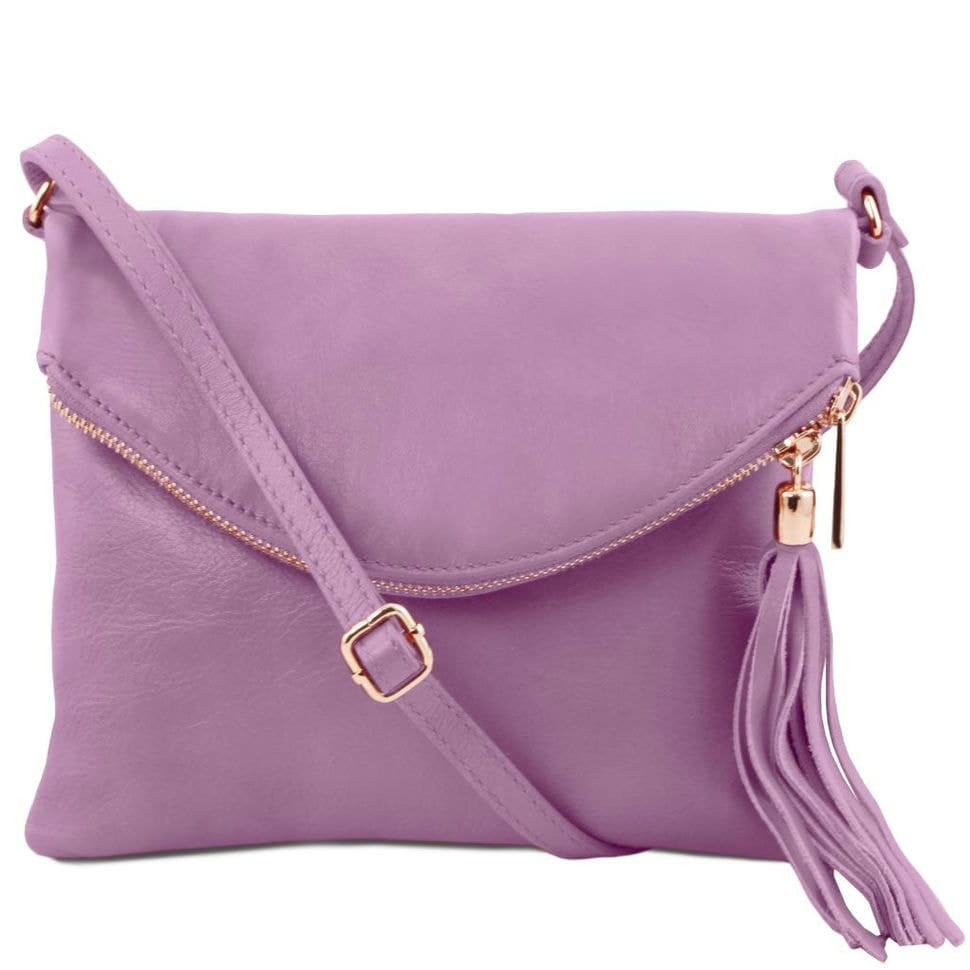 Жіноча шкіряна сумка Tuscany Leather Young Bag TL141153 (ліловий)