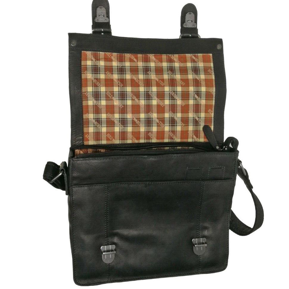 Чоловіча сумка планшет чорного кольору Hill Burry HB4091A — 2