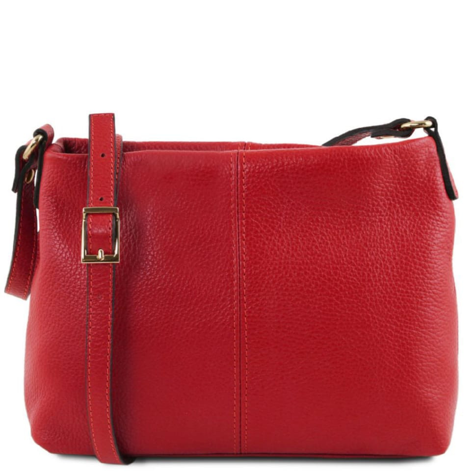 Жіноча шкіряна сумка через плече TL141720 Tuscany Leather (Lipstick Red)