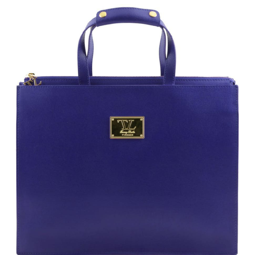 PALERMO - жіночий шкіряний портфель Tuscany Leather TL141369 (синій)