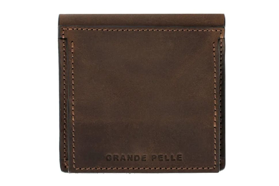 Портмоне Lettera с монетницей, коричневий Grande Pelle 537120 — 4