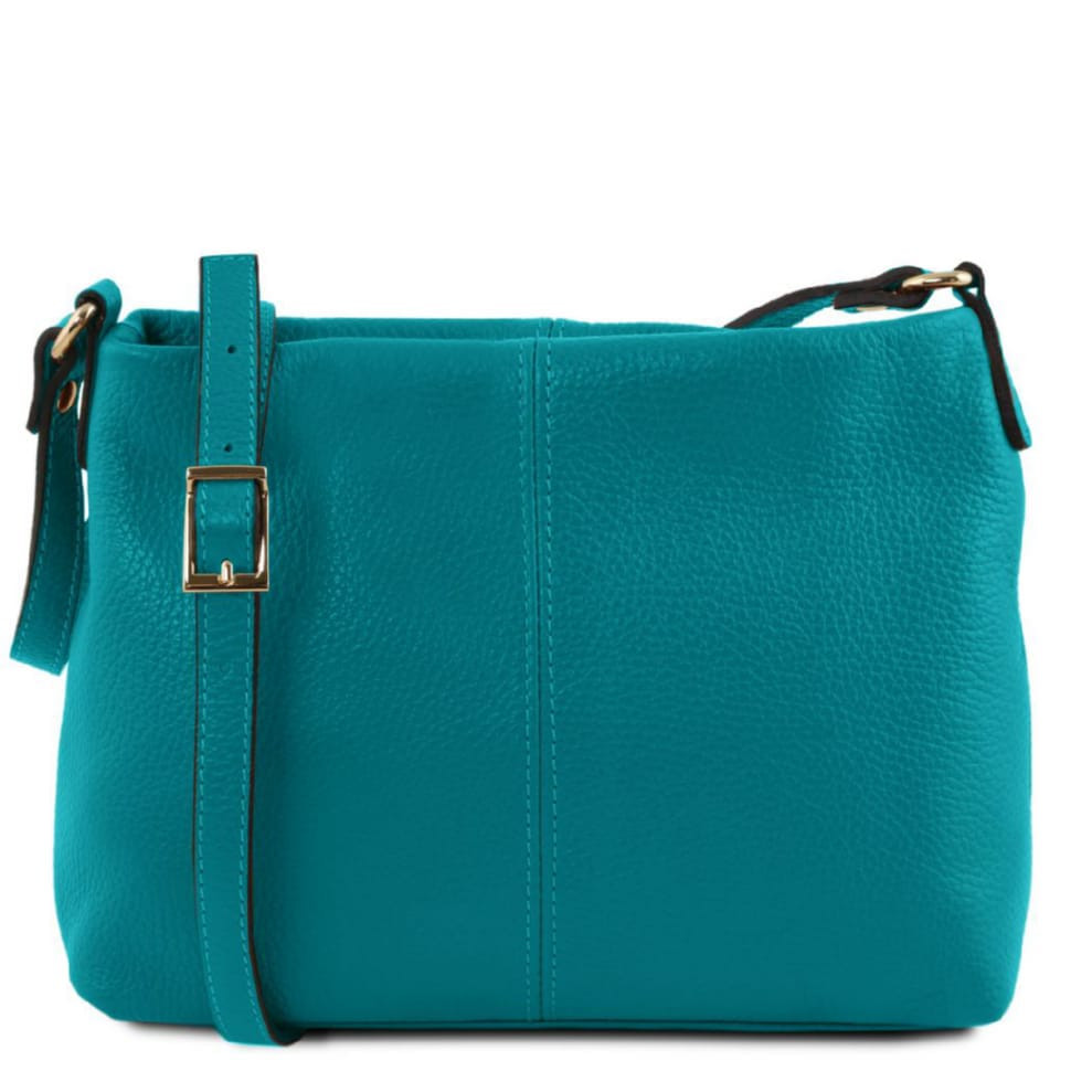 Жіноча шкіряна сумка через плече TL141720 Tuscany Leather (бірюзовий)