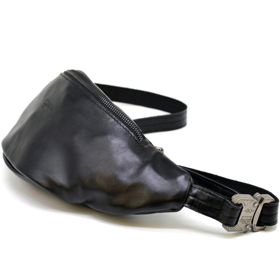 Сумка на пояс, бананка из кожи наппа, TARWA GA-3036-3md — 2