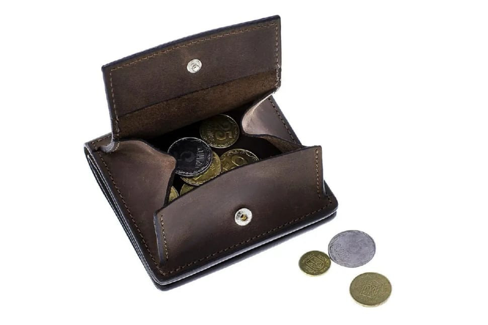Портмоне Lettera с монетницей, коричневий Grande Pelle 537120 — 3