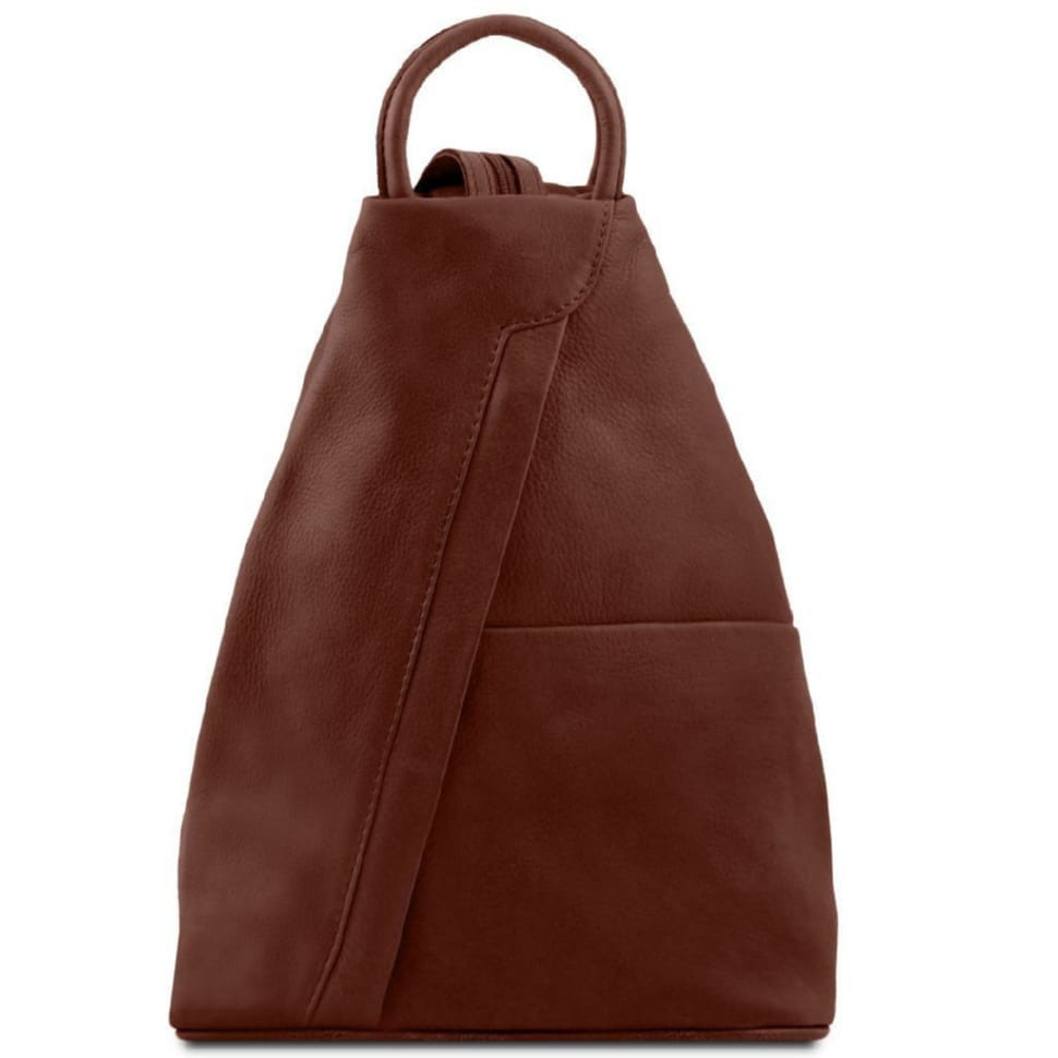 Шкіряний рюкзак Tuscany Leather Shanghai TL140963 (коричневий) — 2